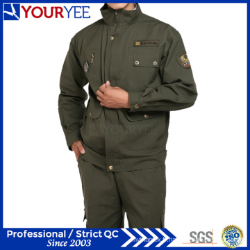 Vêtements de travail de style nouveau uniforme uniforme vert foncé (YMU107)
